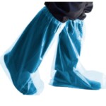 Cobre Botas em Polietileno Azul - Emb. 30un