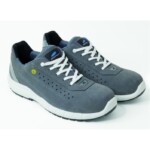 Sapato Aboutblu Couro Perfurado Evo Grey Fresh S1P ESD SRC